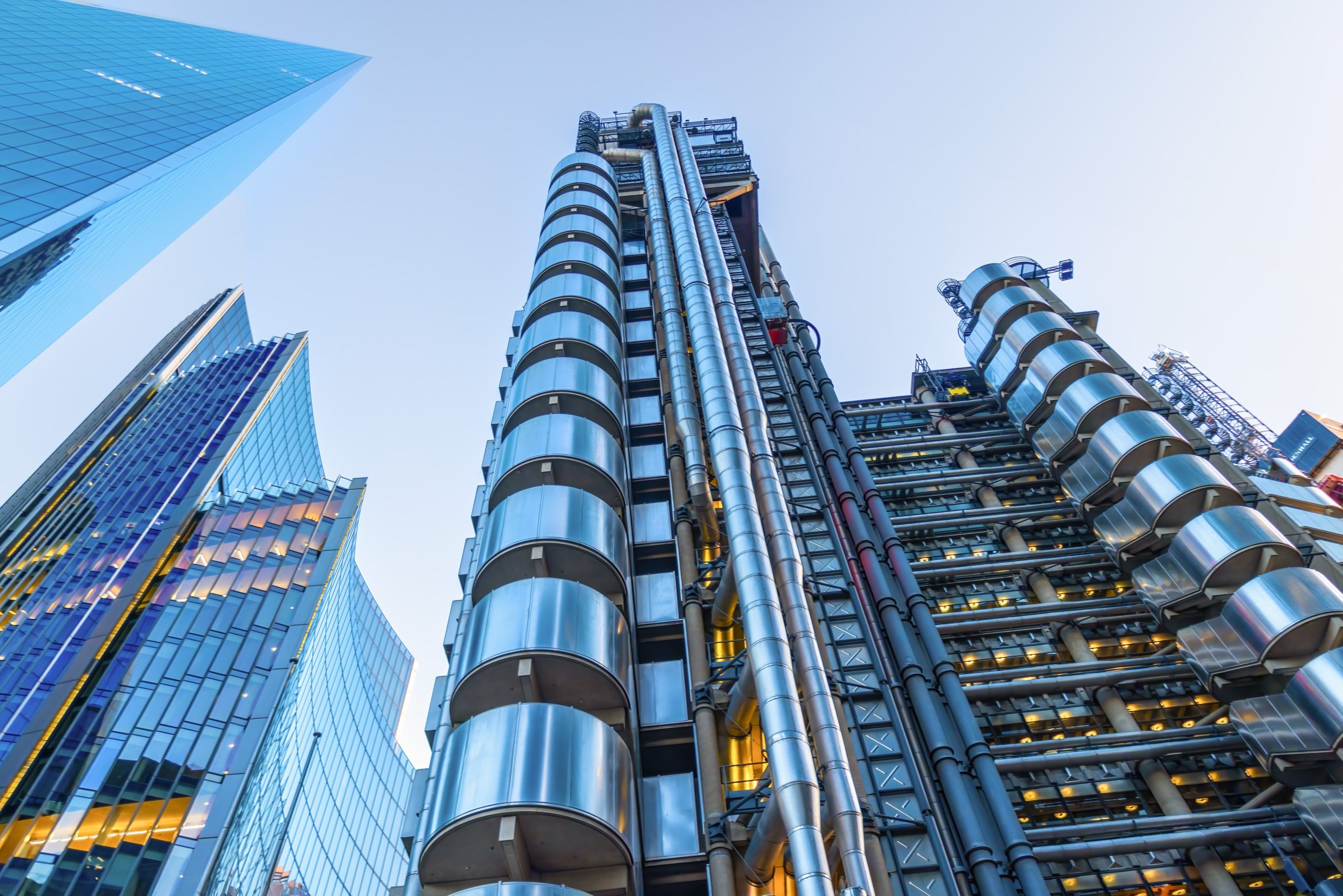 The Lloyd's building, in Central London