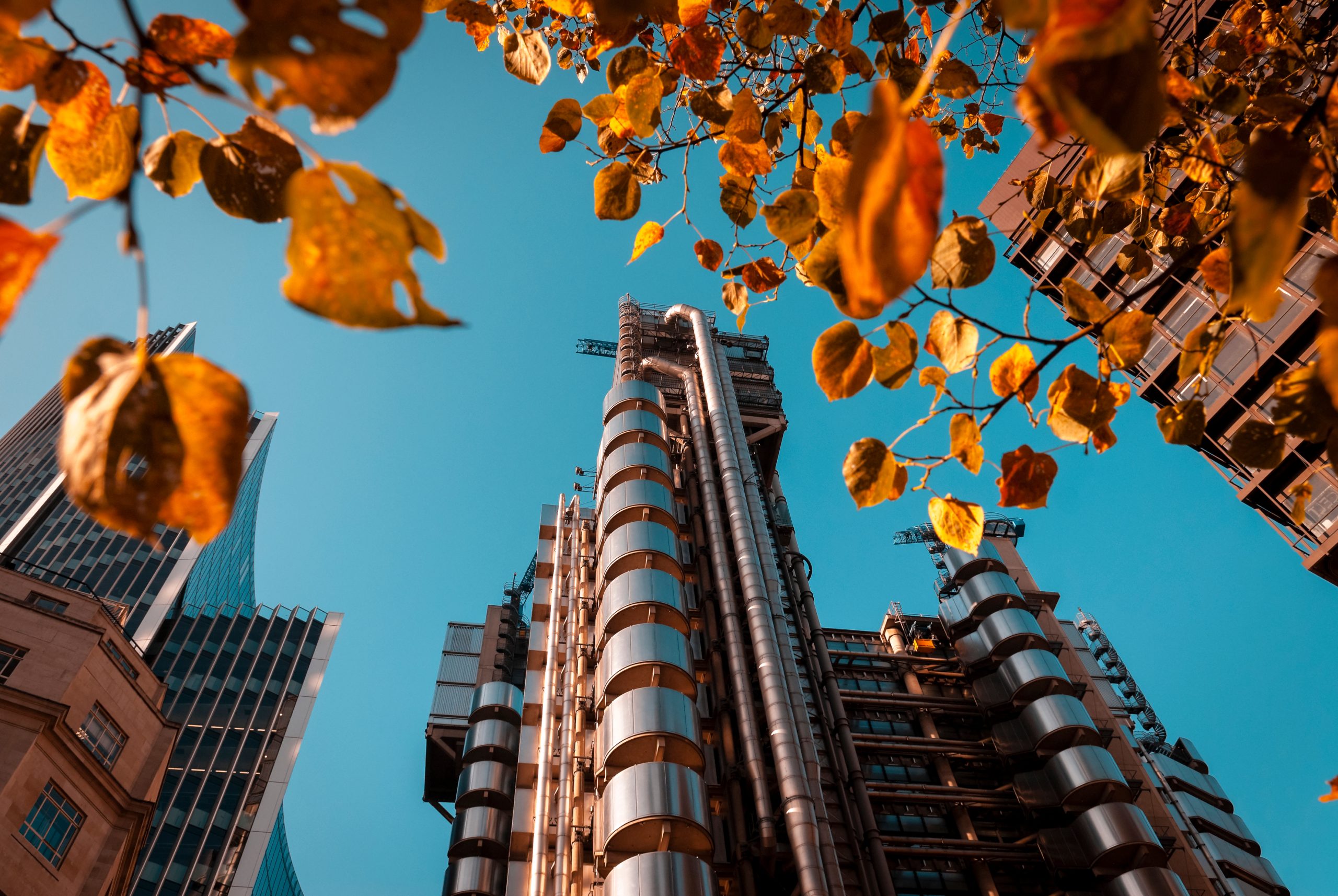 The Lloyd's building, in Central London