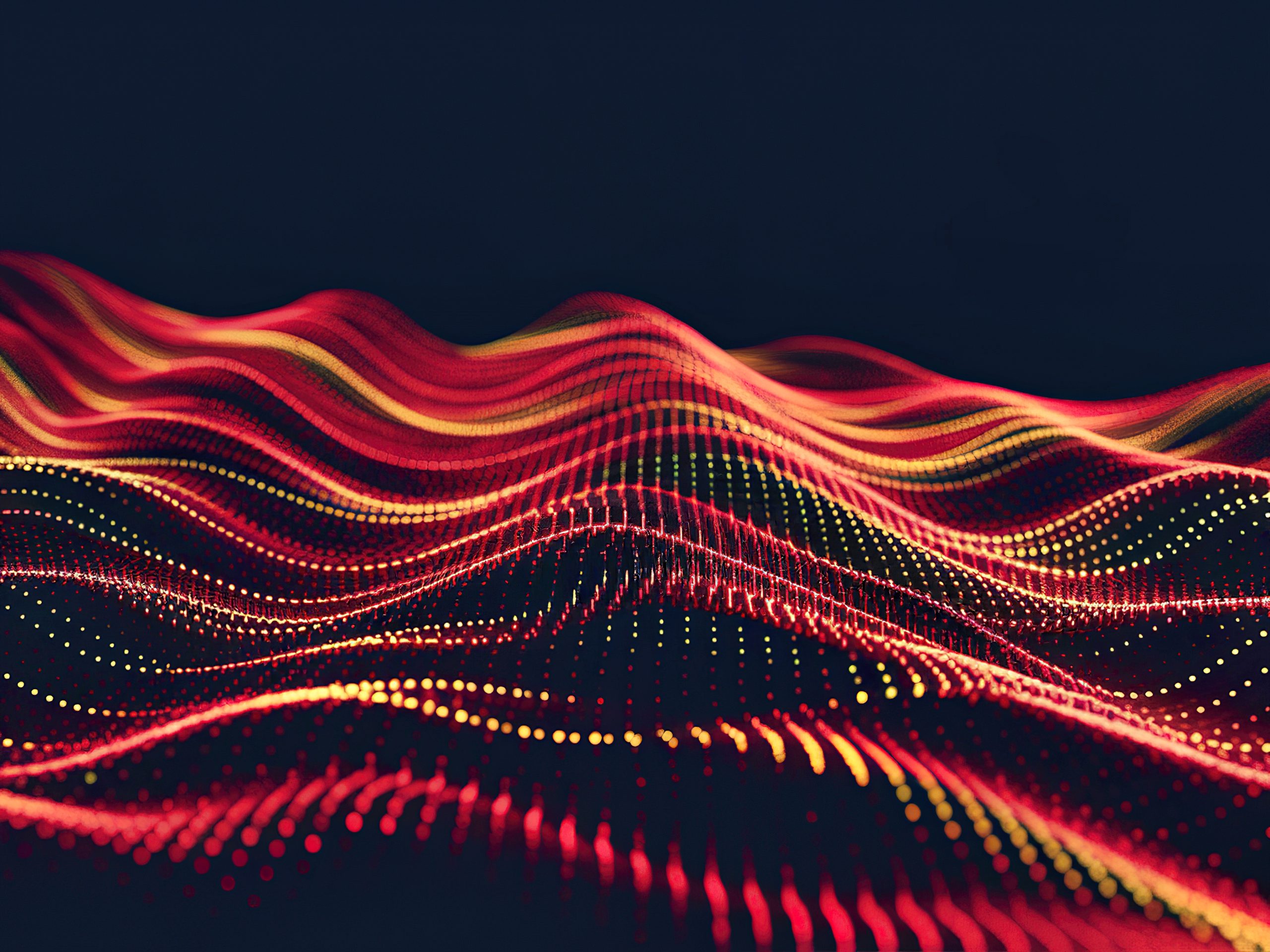 Abstract rendering of flowing particles