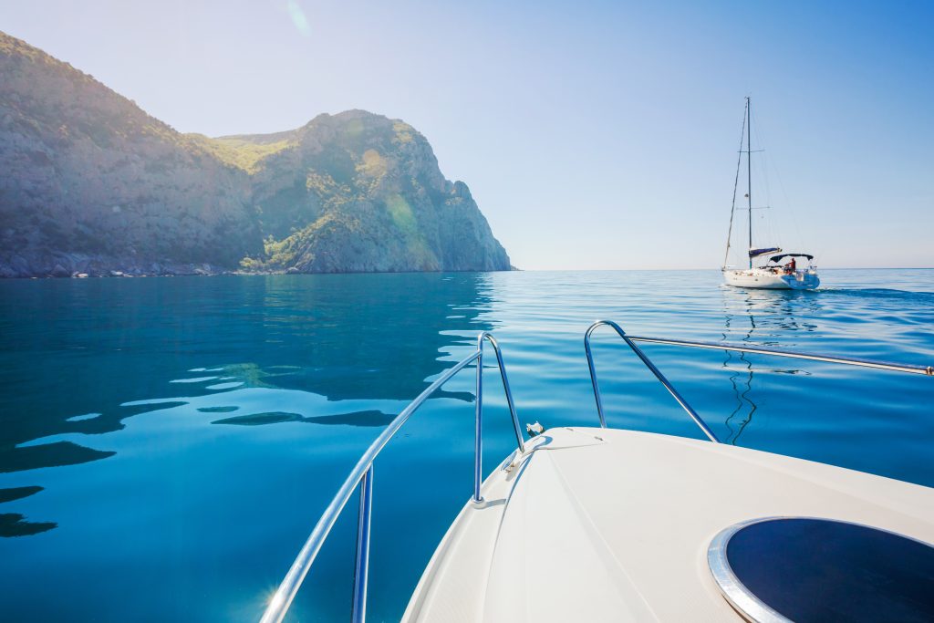 calm sea on a sunny day 